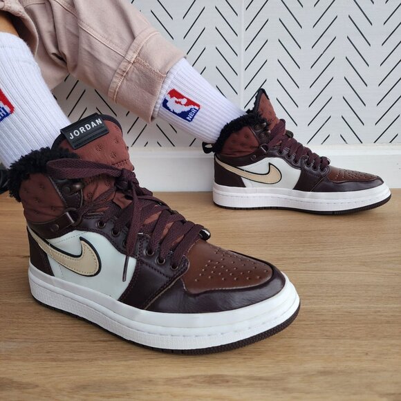 ⭐Rare Nike Air Jordan 1 Acclimate Womens Shoes Sz 7.5 Brown Sneakers DC7723-200⭐ - Picture 3 of 9